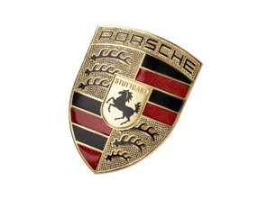 Insigne de capot. Porsche 993 / Boxster 986 / 996 - 99655921101, 7L5853611B, 99655921100, 99655921102