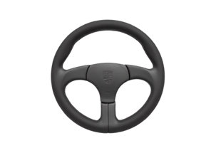 Volant sport sans airbag Noir avec coutures noires. Porsche 928 - 000043163108YR