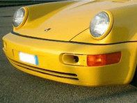 Front bumper lining. Porsche 965 Turbo / 964 widebody - 96550511301G2X