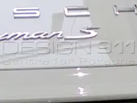 Insigne 'S' pour Porsche 981C Cayman S 2015>> - 98155924500