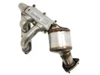 Collecteur d'échappement avec convertisseur catalytique OE. Porsche 987 3.2 Boxster - 98711310305, 98711310306, 987113103AX, 98711310405, 98711310406, 987113104AX