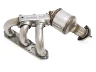 Collecteur d'échappement avec convertisseur catalytique OE. Porsche 987 3.2 Boxster - 98711310305, 98711310306, 987113103AX, 98711310405, 98711310406, 987113104AX