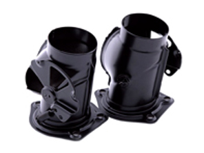 Wärmetauscher Heizklappen EDELSTAHL, 2er Set. Porsche 911 - 90121100700, 90121100800, 90121100822, 90121100722 - 9210001