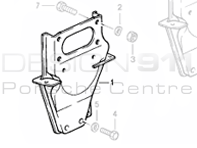 Console de support moteur. Porsche 911 1984-89 - 93011501709 - 93011501709