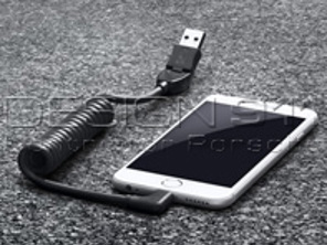 Cable de carga de teléfono inteligente USB. Porsche 981 Boxster / 981 Cayman / 911 / 958 Cayenne / Macan / Panamera - 97004490150, 97004490151, 97004490153