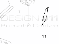 Rear 1/4 Panel Plate. Porsche 996 C2 / C4 / GT3 MKI - 99650185503GRV, 99650185603GRV