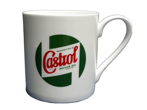 Tazza classica in porcellana Castrol.
