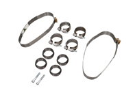 Mounting Kit for Rear Exhaust. Porsche 993 - 99311111907, 92811142700, 92811124605, 92811124606, 92811124607, 90007425202, 99902512509, 99908405202, 90006736201