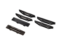 Jeu de rails de guidage de chaîne. Porsche 911 1966-89 - 91110522206, 91110522205, 91110522207