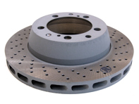 Brake Disc Rotor Rear. Porsche 964 TURBO (OE No 96535204100 and 96535204200) - 96535204100, 96535204200