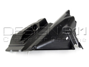 Inner air duct for front bumper. Porsche 997 Turbo MKI & MKII - 99757534101, 99757534201