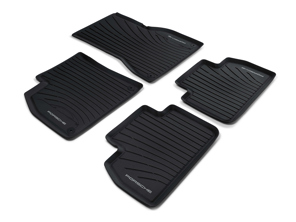 Rubber interior floor mats. Porsche 95C (H2) Macan Electric RHD - Right hand drive - 95C044002