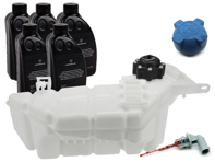 Engine coolant expansion tank kit with sensor. Porsche 996 2001 >> / 997.1 / 997.2 - 99610615703, 99610615704, 99610615700, 99610615701, 99610615702