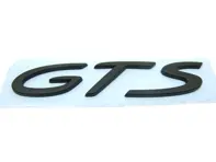 'GTS' BLACK Rear Lid Badge. Porsche 991 (911) - 99155926100