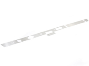 Dashboard cover set aluminium. Porsche 911 1966-68 LHD Cars - 90255204125, 90255204122, 90255204124, 90255204121, 90255204123