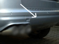 Achterklepset Turbo Look. Porsche 955 Cayenne - 95550552104, 95550545002, 95550544902