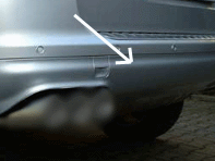 Heckschürzensatz unten im Turbo-Look. Porsche 955 Cayenne - 95550552104, 95550545002, 95550544902