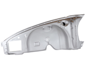 Front inner wing section. Porsche 911 1968-73 - 1682300470, 1682300480, 1682300970, 1682300980, 591045WTP, 591046WTP, 91150103309GRV, 91150103309, 91150103300, 91150103420, 91150103411, 91150103411GRV - 1682300970, 1682300980