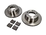 Paquete de pastillas de freno y discos de freno traseros para Porsche 911 1969-83 - 90135204114, 91135295003