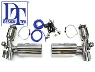 Exhaust Muffler / Silencer Sports VALVETRONIC with 200 SPORTS CELL CATS DesignTek for Porsche 996 Turbo - 3606009616, 69-PS103V, 126196-01, 99611102775, 99611102776