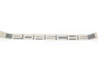 Scritta posteriore 'PORSCHE', adesivo nero. Porsche 911 72-73 - 91155903500, 91155903501, 91155903503