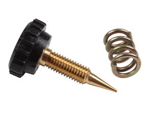 Solex 40PII / 44PII Einstellschraube mit Feder für Vergaserleerlaufdrehzahl. Porsche 356 / 912 - 61610092700, 61610092701, 61610081400 - BP PS9326S