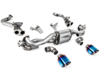 Milltek GPF 旁通运动排气管，带烧钛 gt-115 装饰。保时捷 718 Cayman GT4 4.0 升 / Boxster GTS 4.0 升