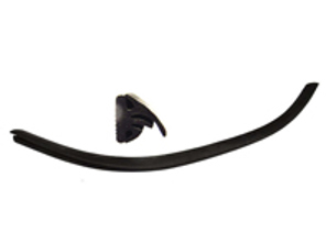 Joint de montant de vitre arrière 1/4. Porsche 356 B-T6 / 356 C - 64454320160