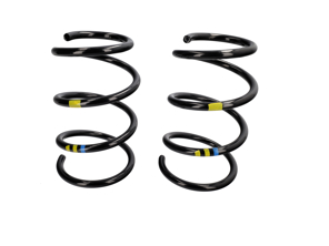 Molle elicoidali posteriori (coppia) - con marcature gialle/blu - per Porsche 987-2 Cayman / S 2009-2012 - 98733353167504, 98733353184504