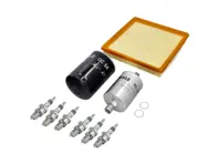 Motoronderhoudsset - Lucht-/brandstof-/oliefilters, bougies en meer - voor Porsche 911 3.2L Carrera 1984-1989 - 93010776401, 93010776403, 92811025304, 92811025307, 93011039300, 99917015790, 90012311830, 91110095602