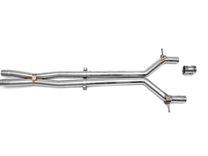 Résonateur d'échappement Bypass X-Pipe. Porsche Panamera 970 TURBO - 97011191373, 97011191374, 97011191375, 97011191376, 97011191377, 97011191397, 97011191398, 97011191396 - FS.POR.970T.XP