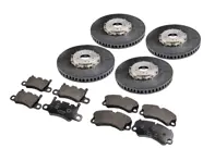 Carbon ceramic replacement brake disc and pad set. Porsche 991 GT3 / GT3 RS - 99135140780, 99135140784, 99135140880, 99135140886, 99135140885, 99135140786, 99135240980, 99135240986, 99135240983, 99135241080, 99135241086, 99135241083 - E4925RSC1, E4927RSC1, ST-K-1020, ST-K-1021