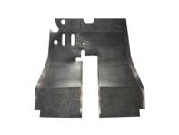 Front rubber base mat. Porsche 356A LHD cars - 64455110100 - 64455110100