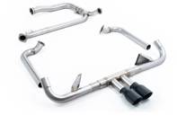 Escape deportivo Milltek con catalizador de repuesto y molduras Cerakote Black. Porsche 718 GTS 2.5L - 982251052E, 982251052F, 982251052G, 982251052J, 982251052L, 982251051D, 982251051K, 982251051F, 982251051G, 982251051J, 982251051L - SSXPO145