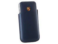 Coque Porsche pour iPhone 5, Yachting Blue avec coutures grises - WAP0300160E
