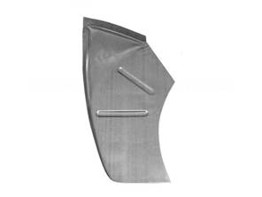 Paso de rueda exterior delantero completo (versión de 2 costillas). Porsche 356 1951-55 - 64450201700, 64450201800, 64450211200, 64450211100