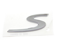 S - Stemma posteriore cromato per Porsche 970 Panamera - 97055924303, 97055924302
