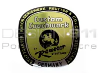 REUTTER STUTTGARD Badge. Porsche 356