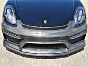 Front bumper and spoiler, carbon fibre. Porsche 981 Cayman GT4 - 981505010 - SF/C/981-505-010