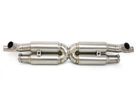DesignTek Titanium sports exhaust system for Porsche 991.1 / 991.2 Turbo - 99111173170, 99111173171, 99111173140
