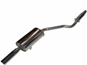 Silenciador de escape / caja trasera del silenciador. Porsche 924 2.0L 1976-88 - 92.403BS, 92403BS, 1620608306, 477253125K, 1620608306