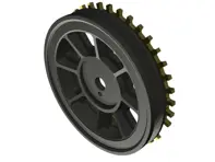 Kurbelwellenriemenscheibe 127mm für EFI Umbau. Porsche 911 1974 - 1989 - 93010202808, 93010202804, 93010202801, 91110201750, 91110201704 - AMS9050099, AMS9050064