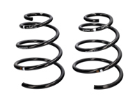 Front Coil Springs (Pair) - Brown/White Markings - For Porsche 996 Carrera 2 Coupe / Cabriolet / Targa 1998-2005 - 99634353101504, 99634353115504, 99634353102504, 99634353116504, 99634353107504