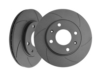 Black Diamond 6 GROOVED Performance Brake Discs FRONT. Porsche 911 / 924 / 944 - KBD 150, KBD150, KBD150G6