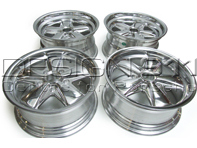 Cerchi in lega stile 548C Fuchs da 16' FINITURA CROMATA 7.0J e 8.0J per Porsche Car - 91136211500, 91136211590, 91136211700, 91136102099, 91136211790
