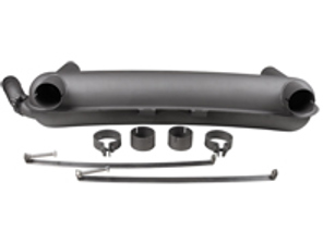 RSR Exhaust Muffler / Silencer Rear box. Porsche 911 1971-75 - 1620612700, 92.212C - 1620612700