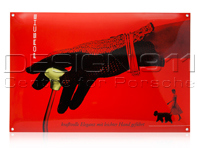 Enamel Plate Porsche Classic 'kraftvolle Eleganz' - PCG00099918