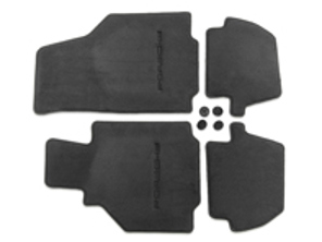 Vloermattenset Porsche 996 LHD Cars (mattenset van 4 stuks) - 00004480084, 00004480084A10, 00004480084M30, 00004480084T11, 00004480084P11, 00004480084C50, 00004480084G10, 00004480084S30
