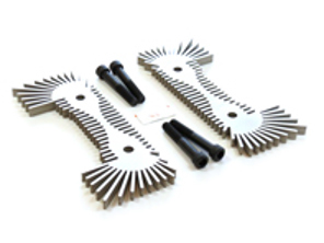 Bremssattelkühler-Kit hinten für 996 Turbo oder Carrera 4S mit größeren 350-mm-Rotoren (nicht PCCB)