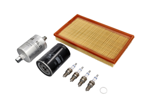 Kit d'entretien pour Porsche 944 2.5L / Porsche 924S Huile, Filtres à air, Bougies, + Plus - 93010093000, 94410720103, 99917015690, 90012311830, 94410720110, 94411018602, 92811025307